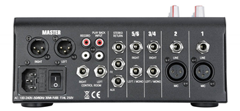 Compact 6 Channel Mixer with USB/SD %2 
