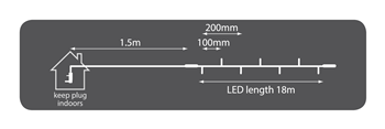 Connectable Heavy Duty String Light -  