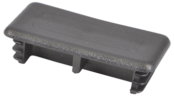 Black PVC End Caps for Slotted Channel 