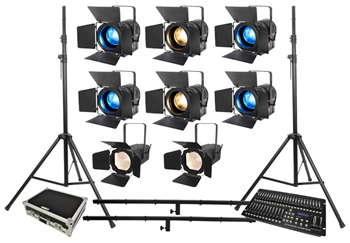 Portable Stage Lighting Kit with LED F 