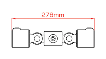 PIPECLAMP DOUBLE SWIVEL COMBINATION 