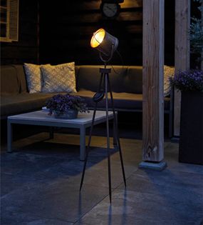 Solar Industrial LED Garden Studio Tripo 