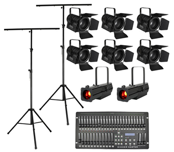 Portable Stage Lighting Kit with LED F 