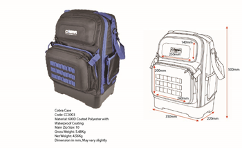 Heavy-Duty Tool Backpack with Waterproof%2 