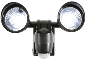 Battery Powered Twin LED Floodlight with 