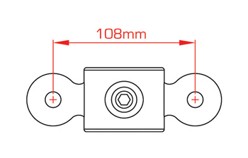 PIPECLAMP DOUBLE MALE SECTION OF SWIVEL 