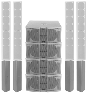 FBT Column Active Line Array System CL 