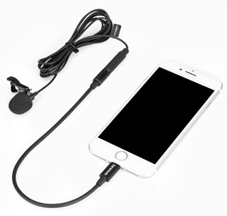 Lapel Microphone for Apple Devices 