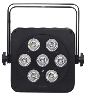 Slimline RGBW LED Parcan 7x 5 Watt 