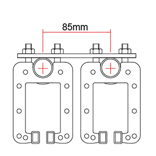 Overlap Bracket for Dought Sixtrack Curt 