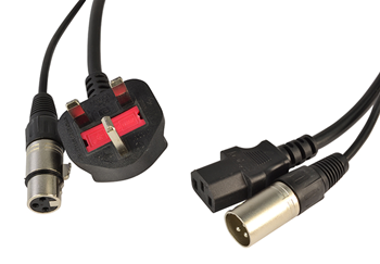 Combined Audio and Power Cable with XL 