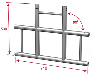 Contestage 50mm Ladder Truss 3 Way Fla 