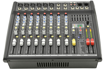 6 Channel Power Mixer 2 x 200W 