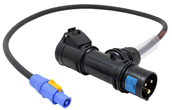 16A T Connector to PowerCon Cable 1m 