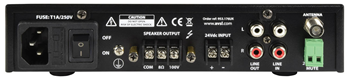 Compact 100V Mixer Amp 60 Watts 