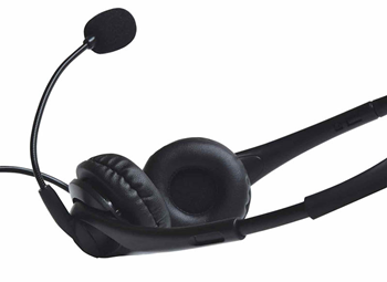 USB Multimedia Headset with Boom Microph 