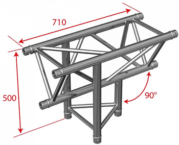 Contestage Trio290 50mm Truss 3 Way Ve 