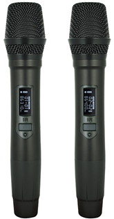 Twin Handheld UHF Microphone System DM%2 