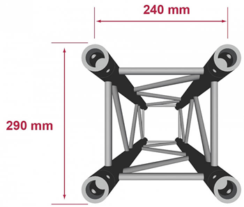 Contestage Quatro290 50mm Truss 3 Way  