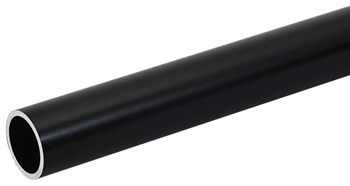 Black Powder Coated Aluminium Tubes 48.3 