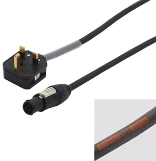 PowerCON TRUE1 Top to 13A Cable - Ch 