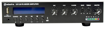 100V Mixer-Amplifier with USB, Bluetooth 