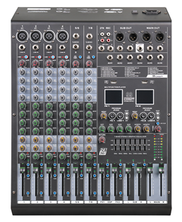 PA Audio Mixer 8,12, 20 or 24 Mo 