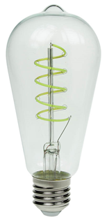 Funky Spiral Filament LED Lamp 4W E27% 