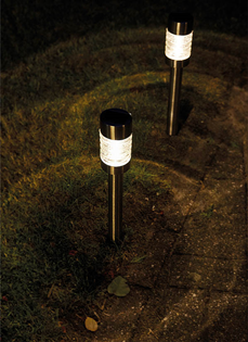 Torino LED Solar Post Light - Pack o 