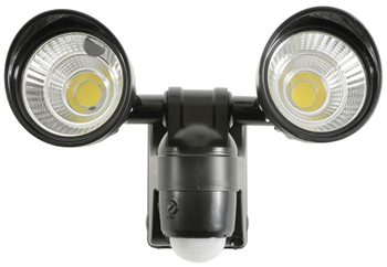 Battery Powered Twin LED Floodlight with 