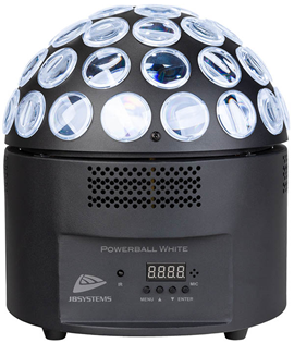 Powerball White Mirror Ball LED Effect%2 