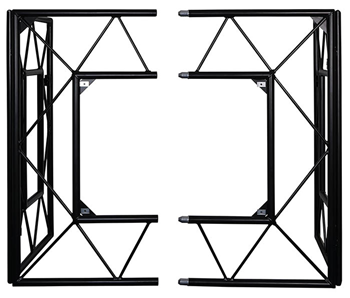 Foldable Truss DJ Booth in Black with% 