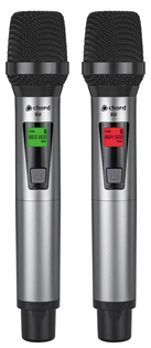 Dual UHF Wireless Handheld Microphone Sy 