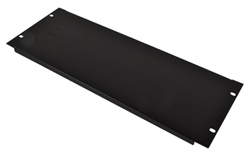 19” Blank Rack Panel With Black F 