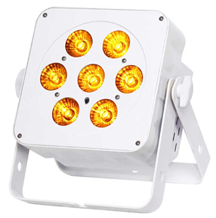 Slimline RGBA LED Parcan 7x 5 Watt 