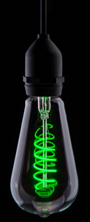 Funky Spiral Filament LED Lamp 4W E27% 