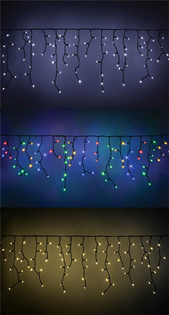 Connectable Outdoor Icicle LED String Li 