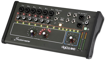 8 Channel Compact Digital Mixer 