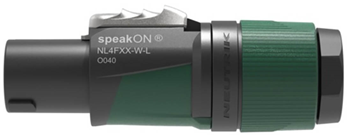 Neutrik NL4FXX-W-L SpeakON 4 Pole Connec 
