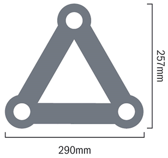 Global Triangle Truss F33 3 Way Horizo 