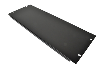 19” Blank Rack Panel With Black F 