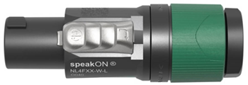 Neutrik NL4FXX-W-L SpeakON 4 Pole Connec 