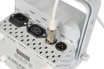 White DMX Cable 3pin XLR Male to Fem 