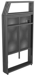 XL DJ Booth  with Black and White  