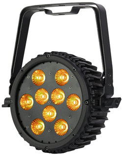 Slim LED Par Can 5 x 10W RGBWA LED 