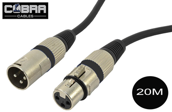 XLR to XLR Lead 3pin Male to Female% 