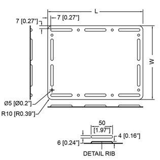 Surface Mount Tour Label Holder 