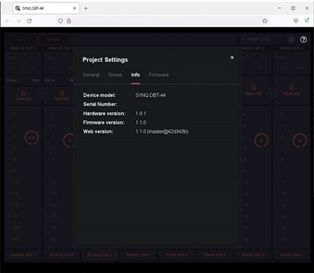 DANTE DBT-44 Network Audio Bridge 4 In 