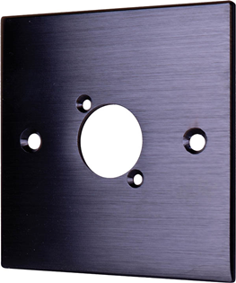 Black Wall Plate With D-Series Hole -% 