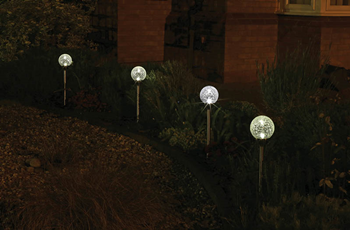 Solar RGBWW LED Spike Light Pack of  